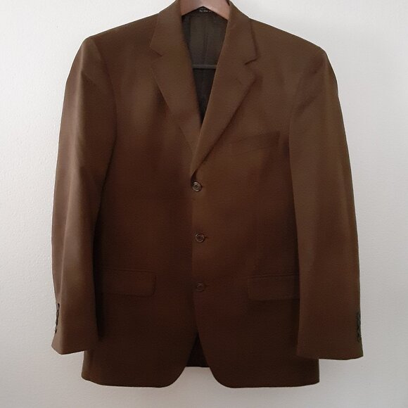 3-Button Blazer * 40R * Andrew Fezza * Fully Lined * Soft, Suede- like, Moleskin - Picture 3 of 13